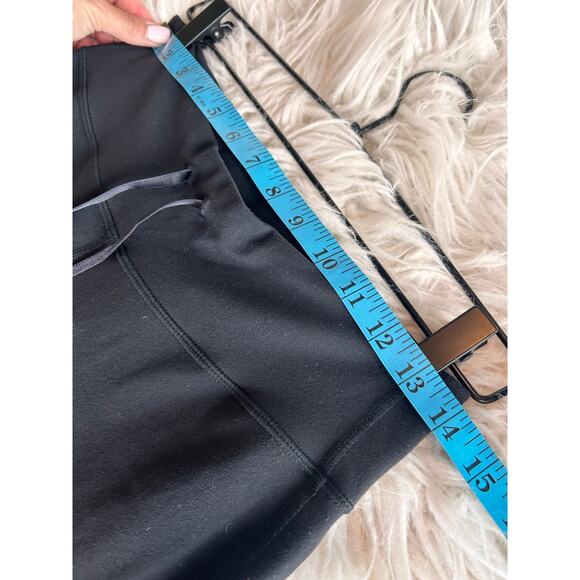 Lululemon Athletica Women's Drawstring Wide Leg Athletic Crop‎ Capri Pants Black - Picture 10 of 11